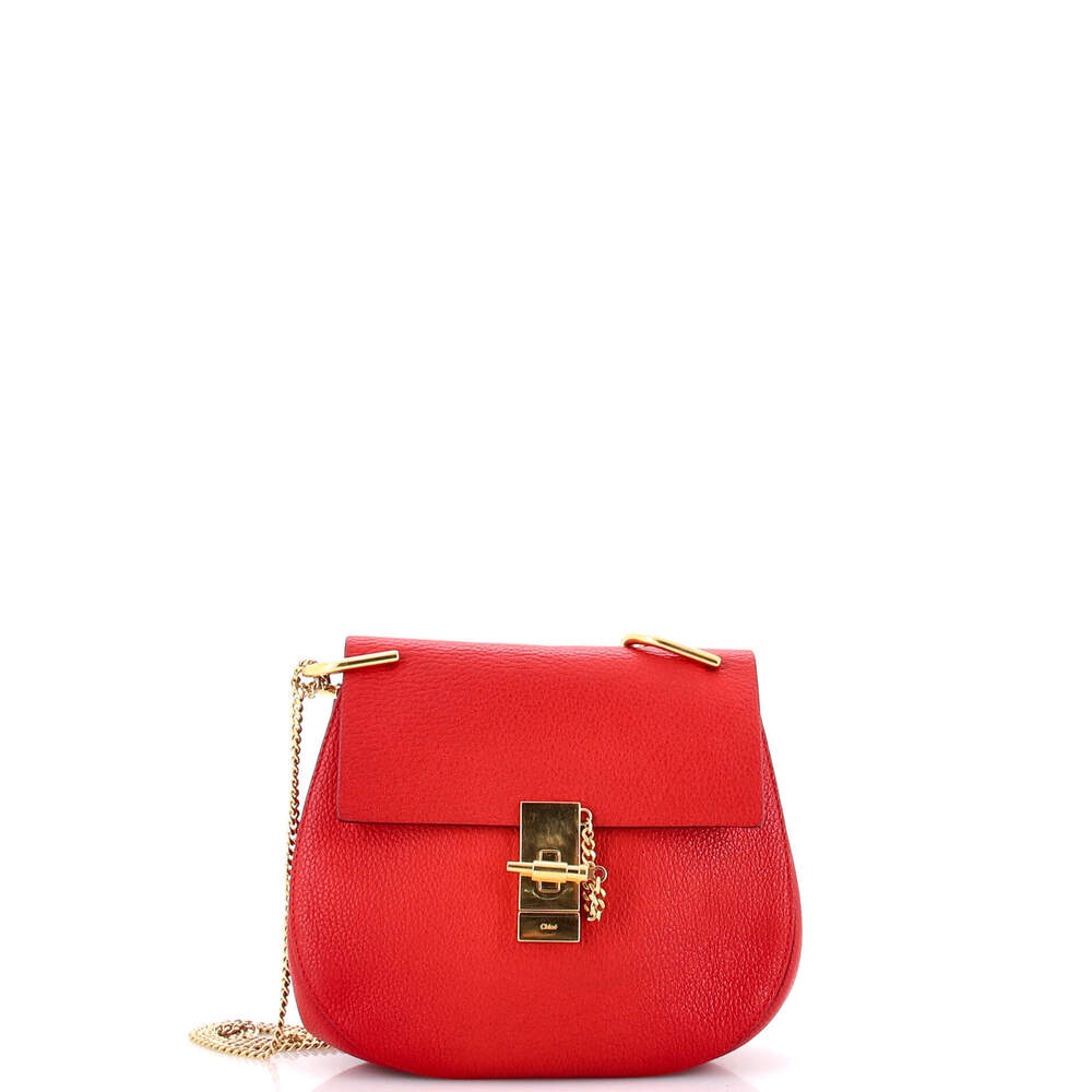 Chloe Small Drew Crossbody Bag Leather